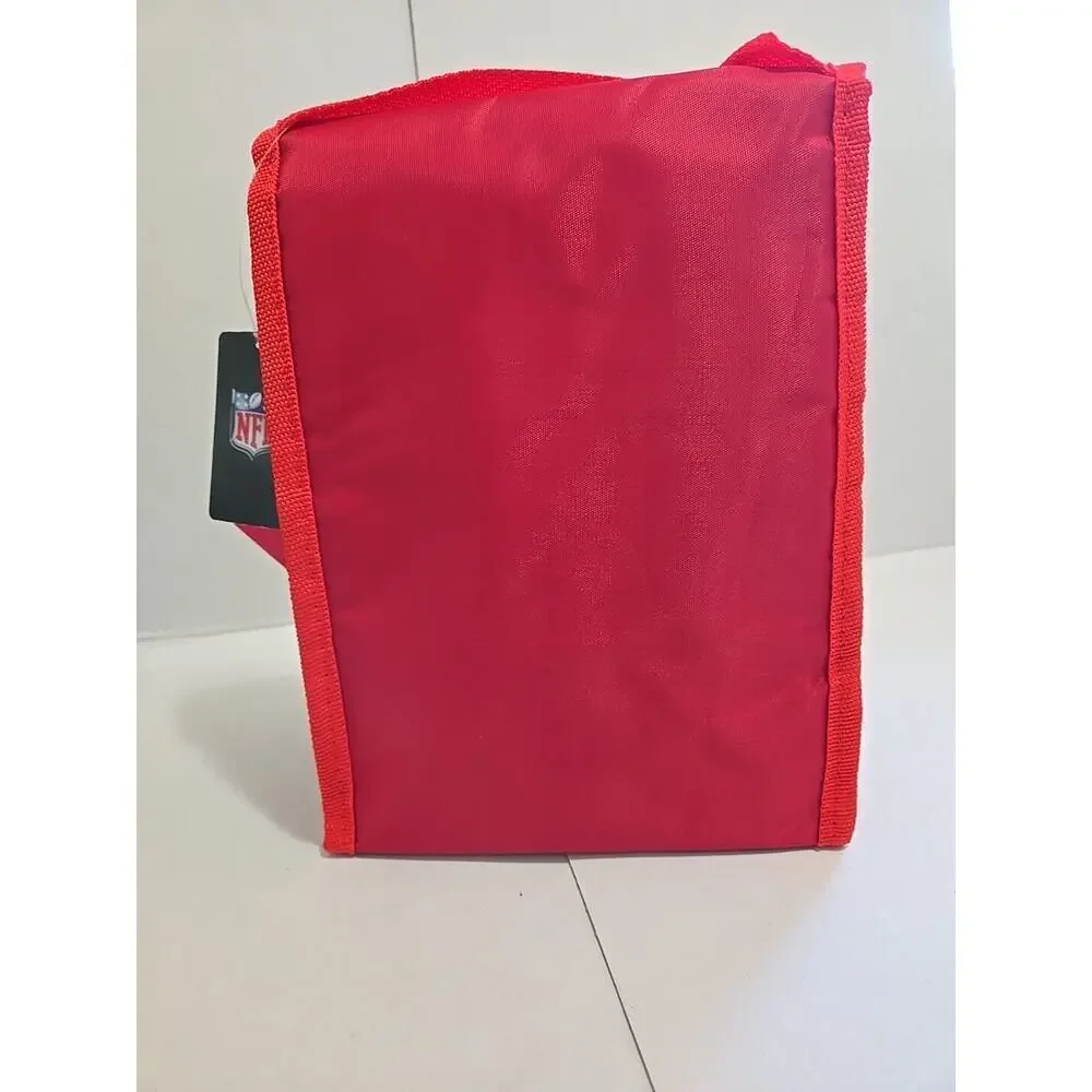 NFL San Francisco 49ERS Insulated Lunch Bag With hook loop Closure NWT - Picture 4 of 14